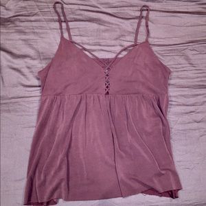 Purple American Eagle tank. Size large